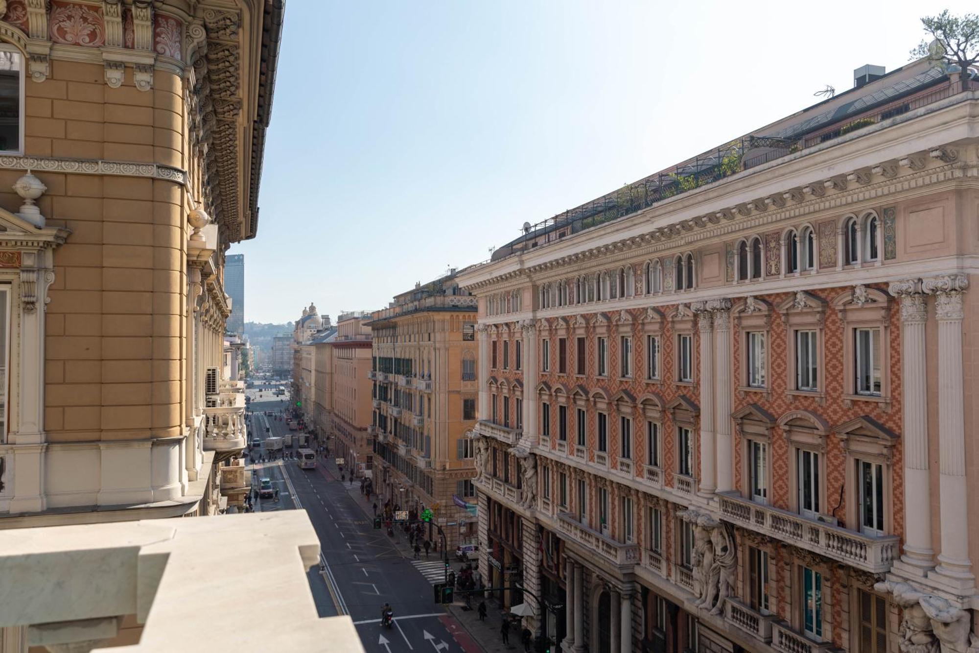 Olympia Hotel Genoa Bagian luar foto